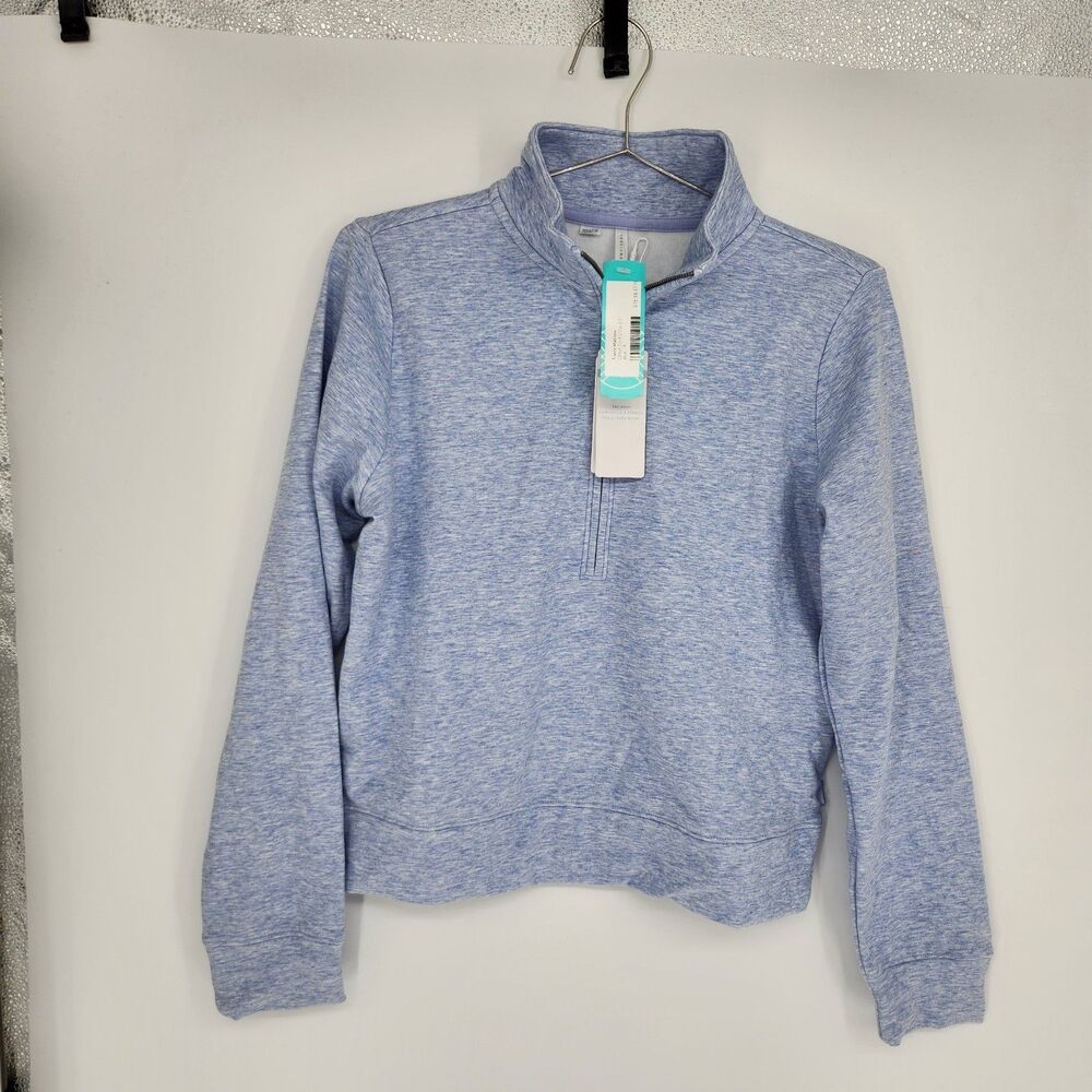 Travis Mathew Blue Small‎ Cloud 1/2 Zip 2.0 Sweater NWT